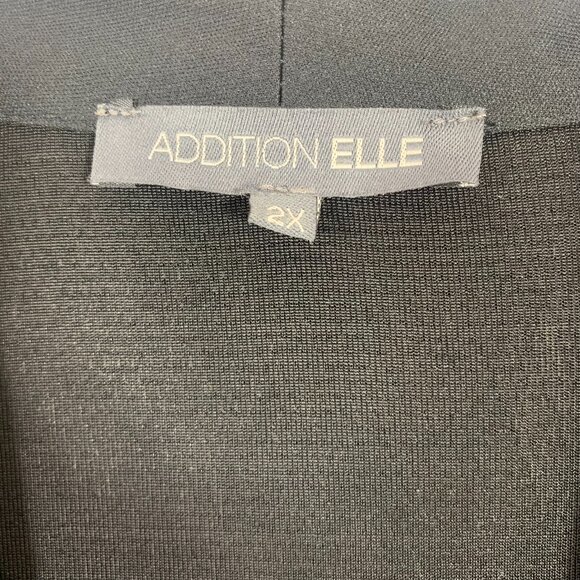 plus size bolero Glitter womens 3/4 Sleeve shrug  Additional Elle black size 2x - Picture 5 of 9